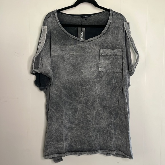 Boohoo | PLUS ACID WASH T-SHIRT DRESS - Picture 2 of 6